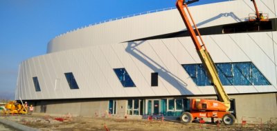 Visite du chantier de l’ARENA